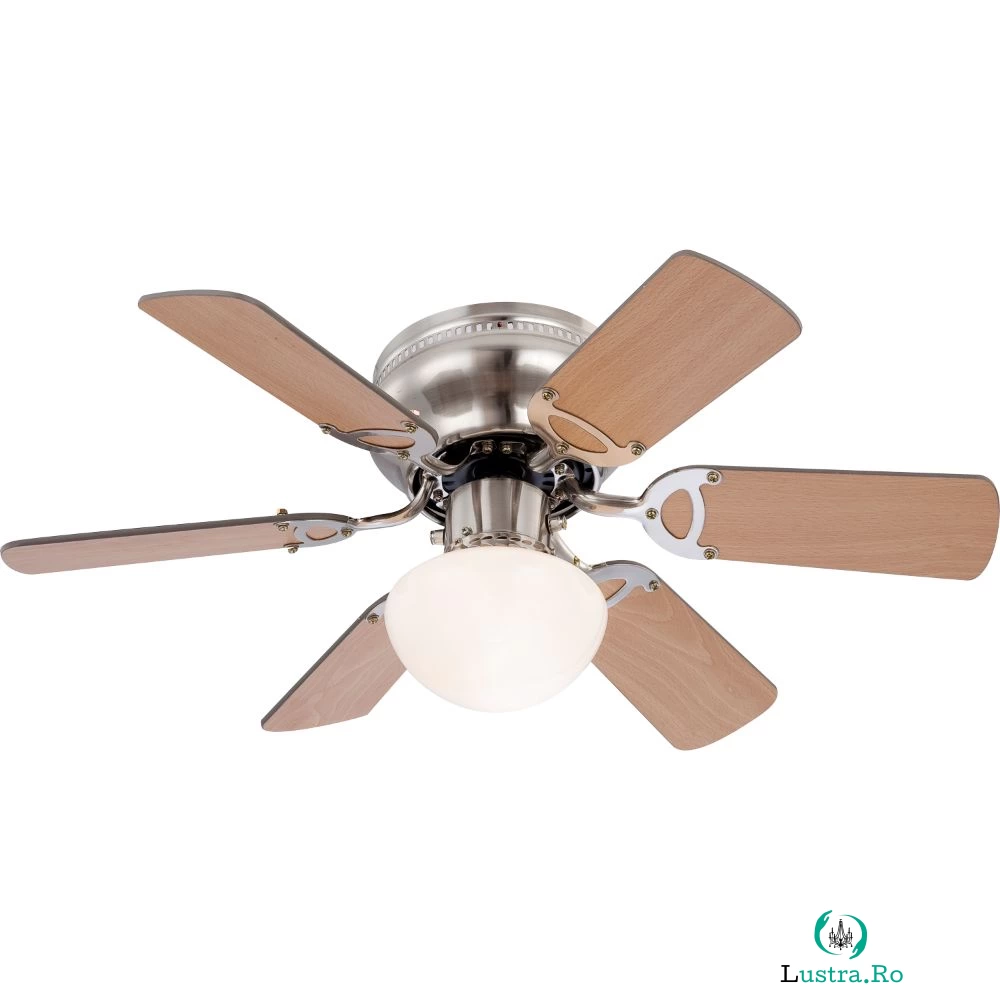 Lustra cu ventilator Ugo,1 x E27, max. 60W, 28 x 76 cm