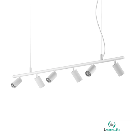 Corp de iluminat suspendat, lustra DYNAMITE SP6 BIANCO