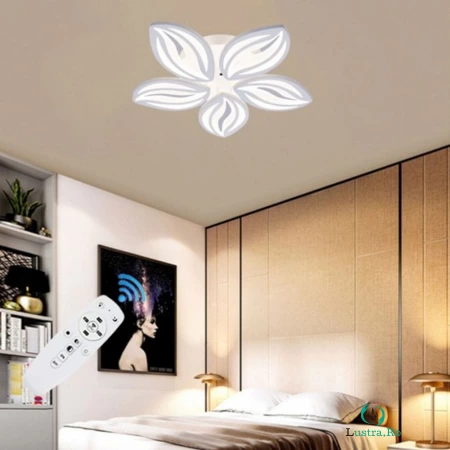 LUSTRA LED DIMABILA 80W 5 BRATE 3 CULORI+IR 480mm x 85mm